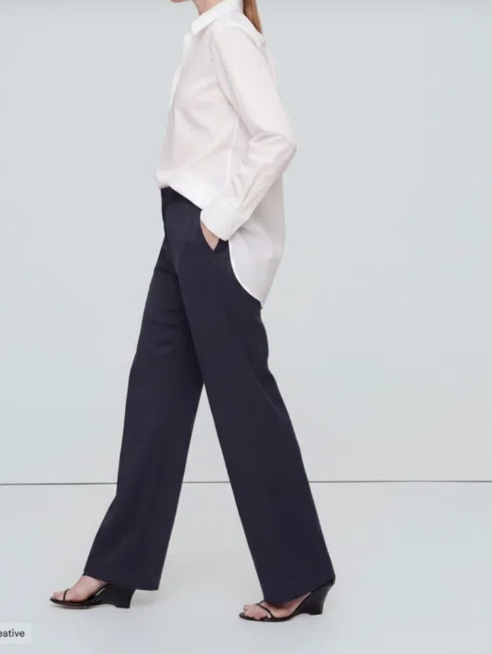 NEW! Halara Day Stretch Mid-Rise Side-Zipper Pockets Work Flare Pants Size M